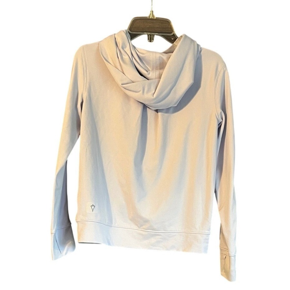 Ivivva by Lululemon Girls Size 8 Soft Lavender Pullover Hoodie with Thumbholes - Picture 6 of 7